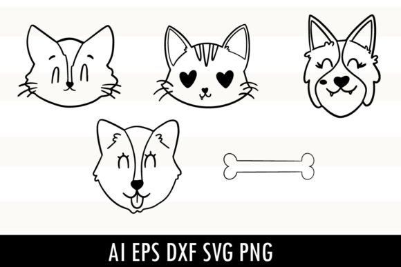 Cats Dogs Doodles